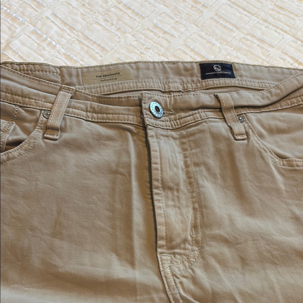 AG Adriano Goldschmied Khaki Trousers
